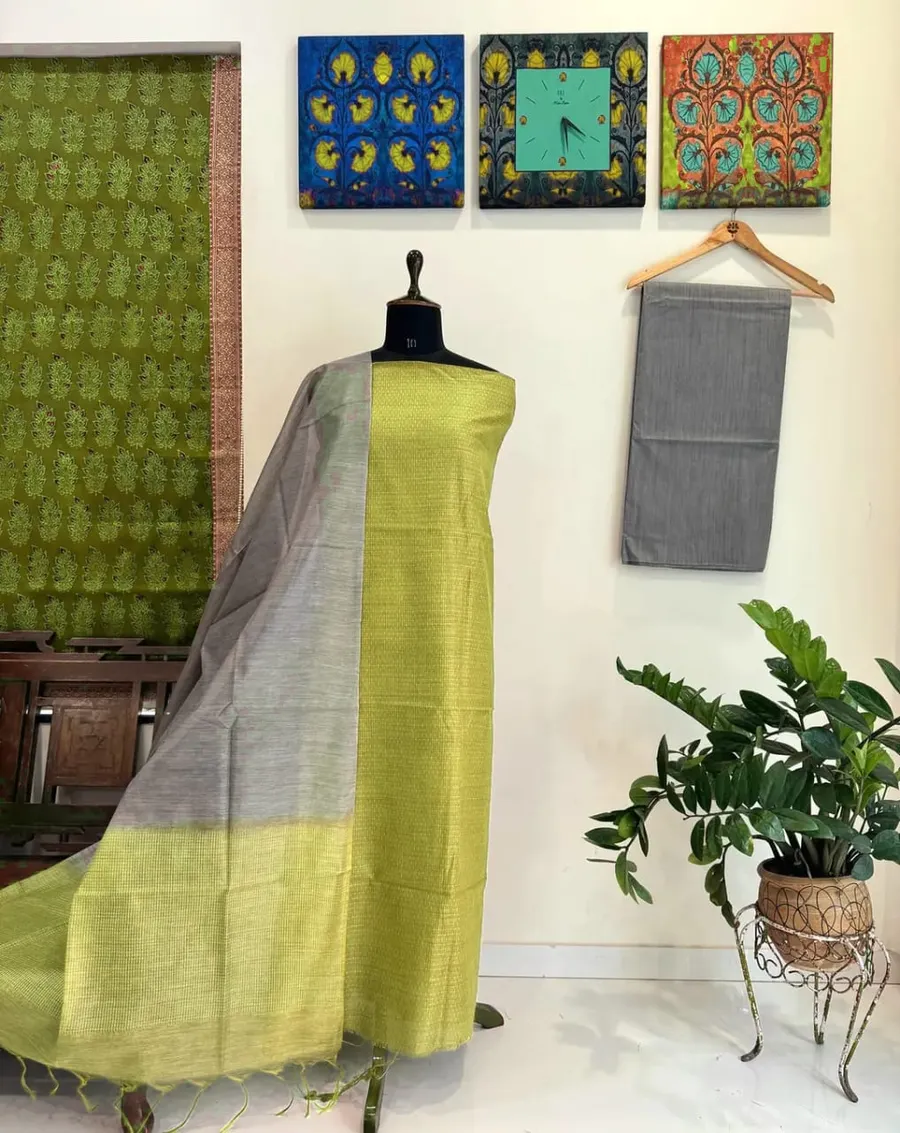 Weaving Jute Silk – Elegant Texture With Subtle Shine Salwar Material